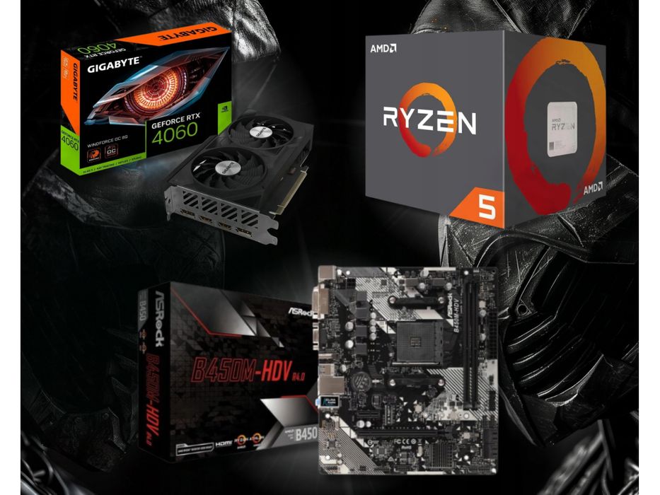 komputer gamingowy bsg raptor v17 ryzen 5 32gb ssd1tb rtx4060 win11