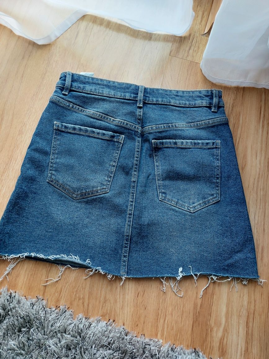 Damska spódnica mini 38 M jeans