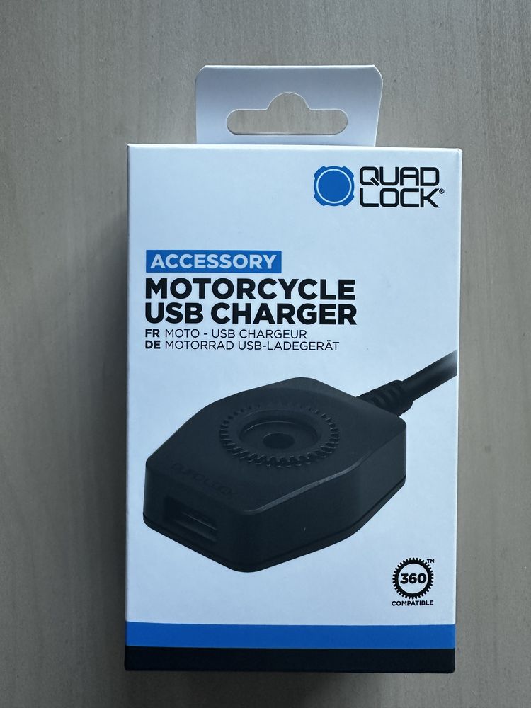 Quadlock carregador USB (novo)