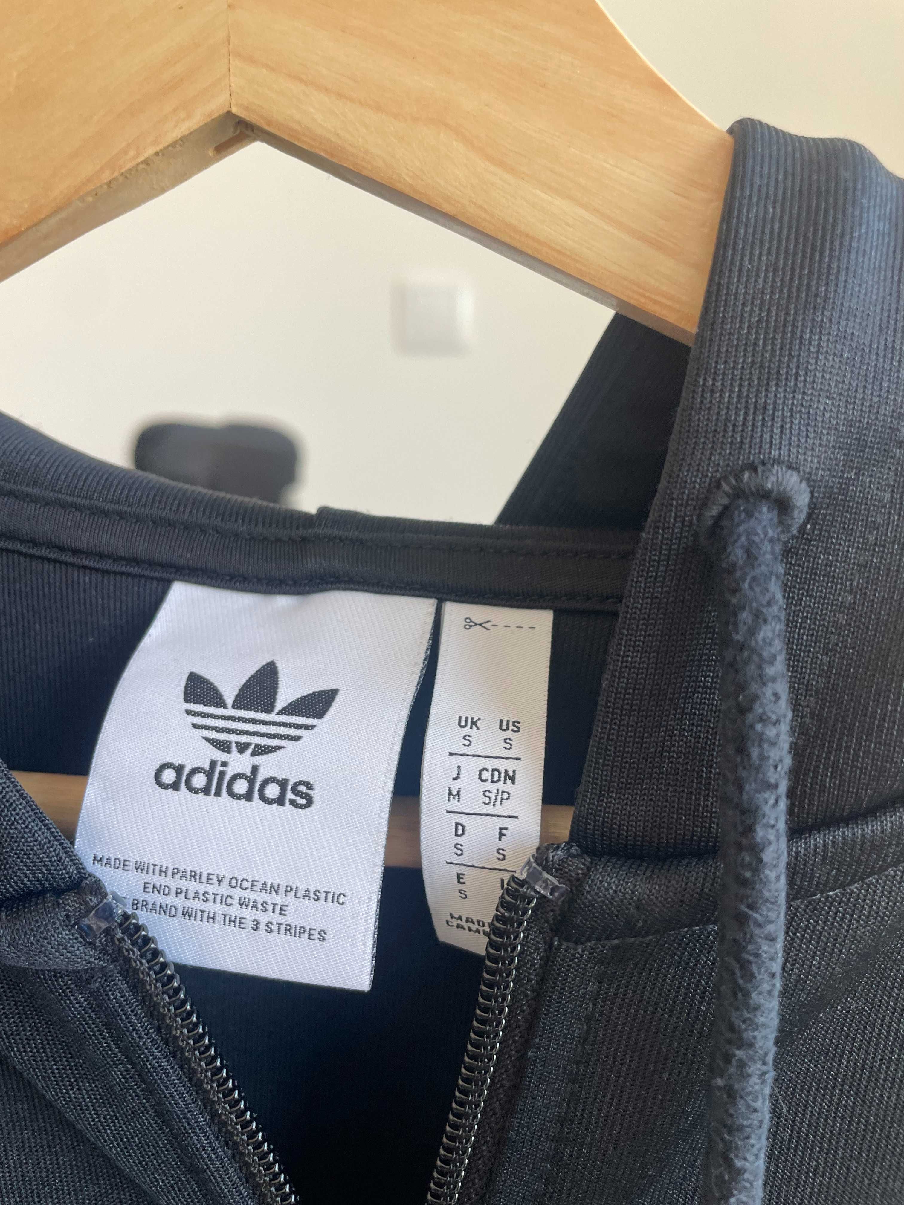 Casaco com Capuz Adidas Originals Preto