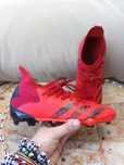 Chuteiras da Adidas vermelhas F50 predator