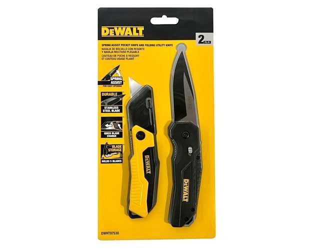 Преміум набір з 2 складаних ножів DeWALT DWHT97530