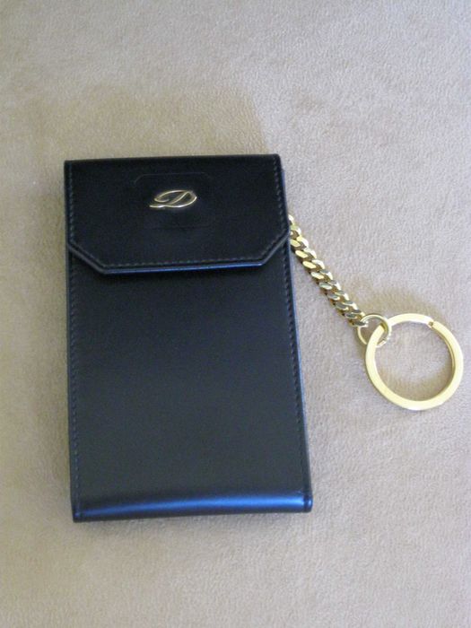 S.T.DUPONT Porta Chaves em Pele Original