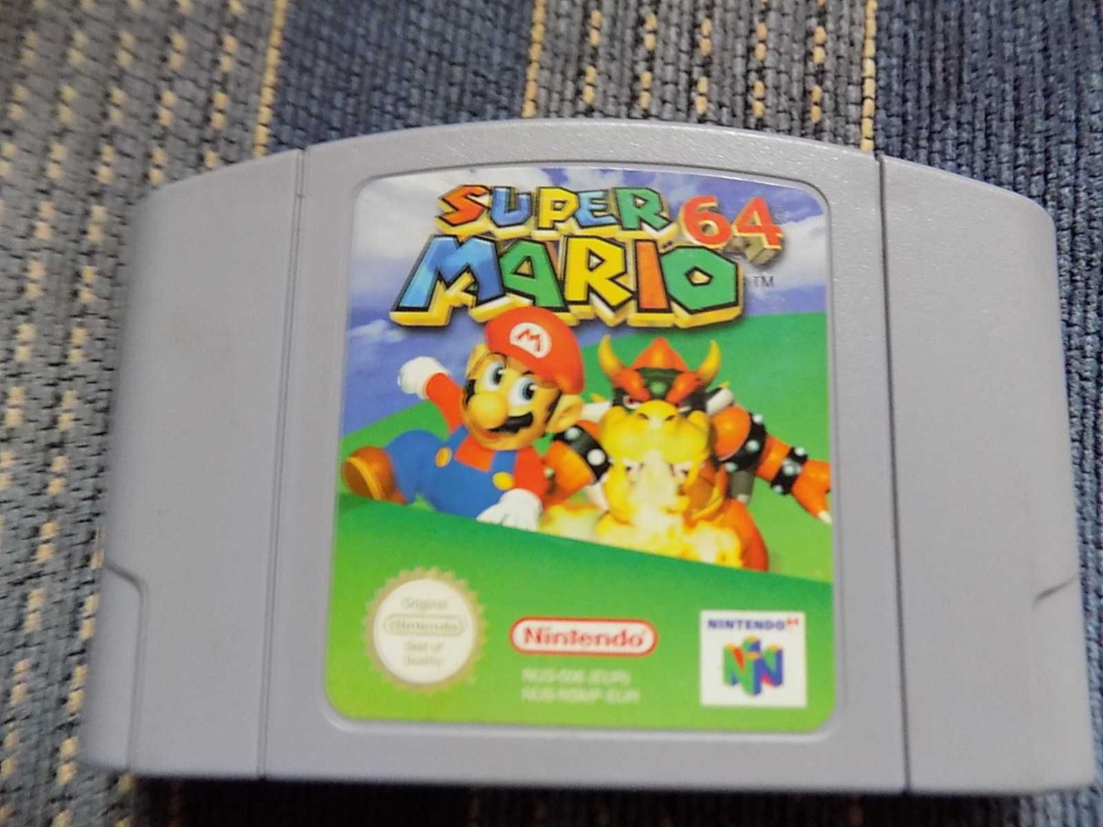Super Mario 64 - gra na konsolę obsługującą grafikę 3D, Nintendo 64!=)