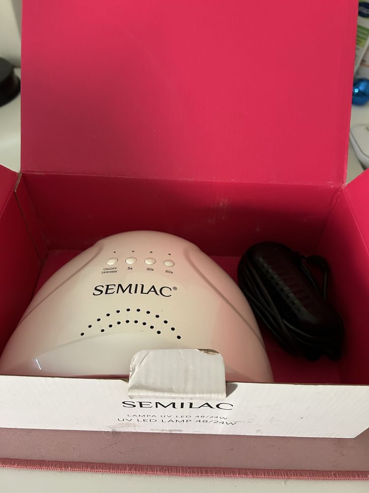 Lampa semilac z formami itp