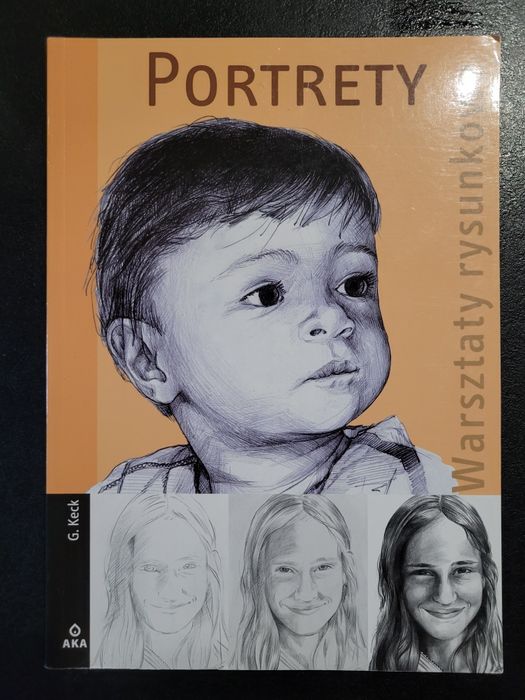 Książka do nauki rysowania Portrety warsztaty rysunkowe