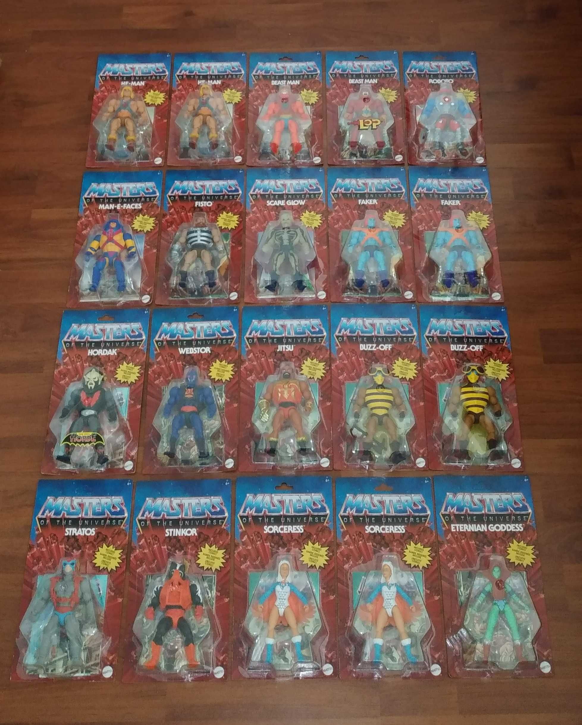 Figuras de Colecção Masters Of The Universe . Lote de 17 figuras .