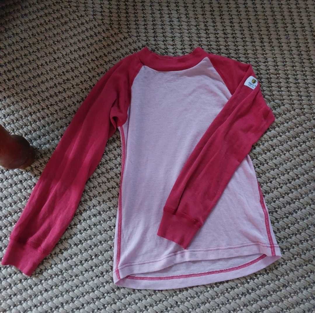 Janus 100% merino termoaktywna termiczna bielizna 8 lat 128 wełna