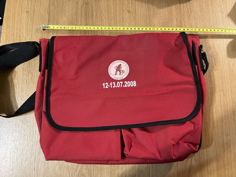 Nowa Torba na laptopa czerwona bordowa