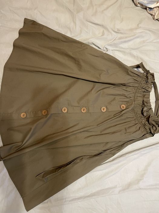 Жіноча спідниця міді вільного крою