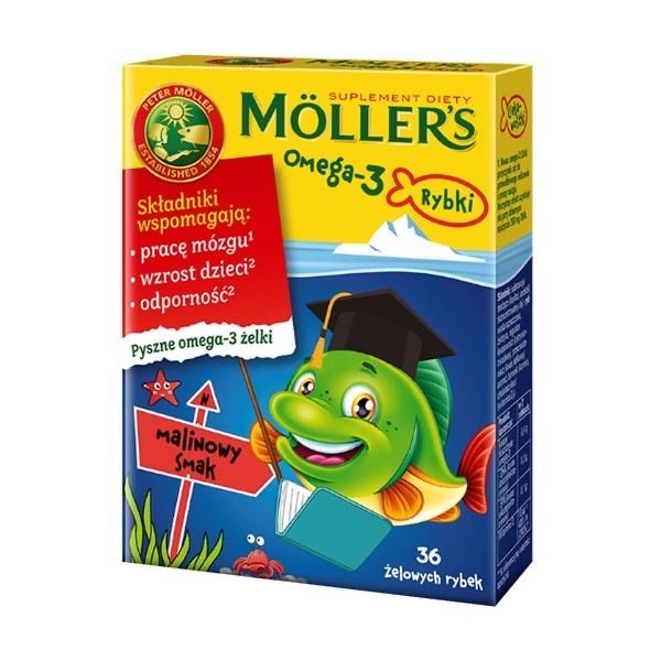 Möllers omega-3 рибкі дитяча омега