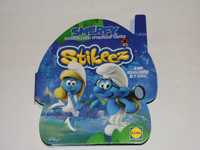 Album Stikeez Smerfy - gra + 24 figurki smerfów