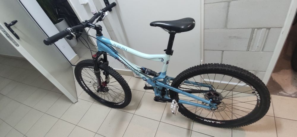 Rower górski all mountain Mongoose Teocali Elite damski full suspensio