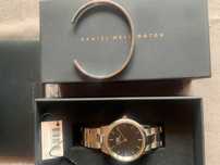 Daniel Wellington DW Iconic zegarek unisex damski i bransoletka stal