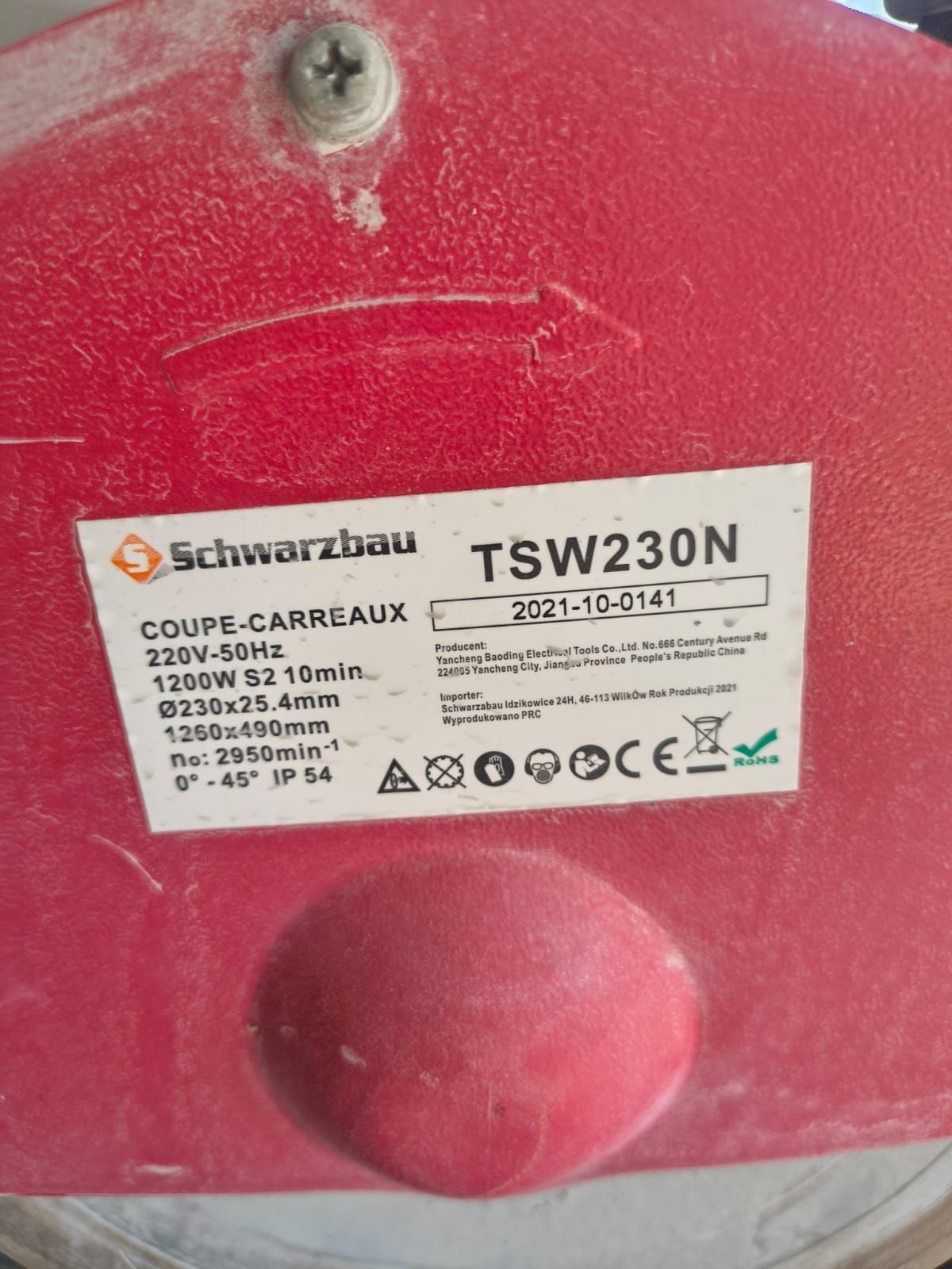Sprzedam maszynę wodną do cięcia płytek