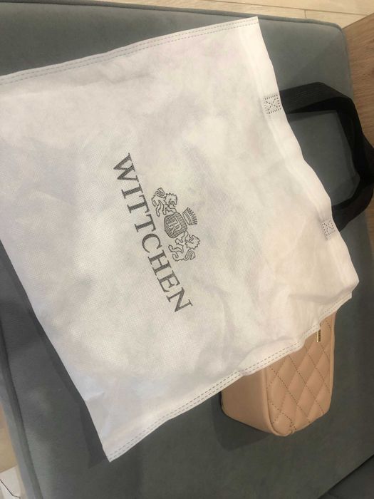 Skórzana pikowana kosmetyczka saszetka damska WITTCHEN