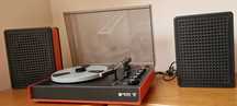 Gramofon stereofoniczny WG-417 + 2x oryginalne kolumny głośnikowe
