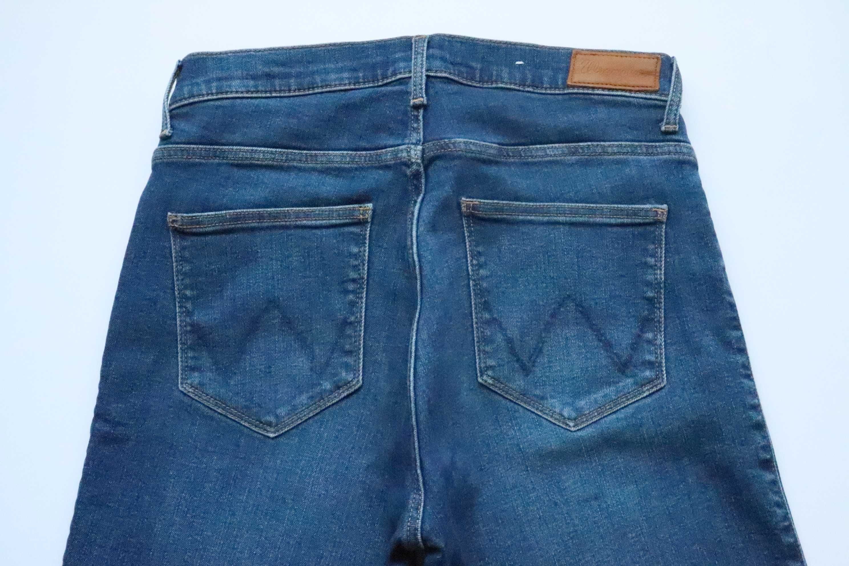 WRANGLER HIGH RISE SKINNY W29 L32 damskie spodnie jeansy jak nowe