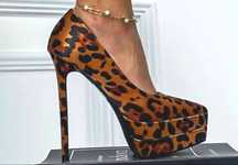 39 25cm Szpilki HIGH HEELS platforma panterka wysokie styl pleaser