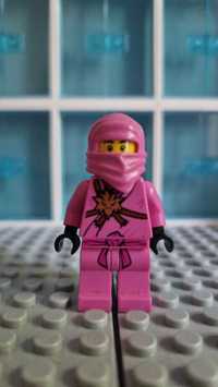 LEGO ninjago avatar zane różowy bez prawidłowej główki
