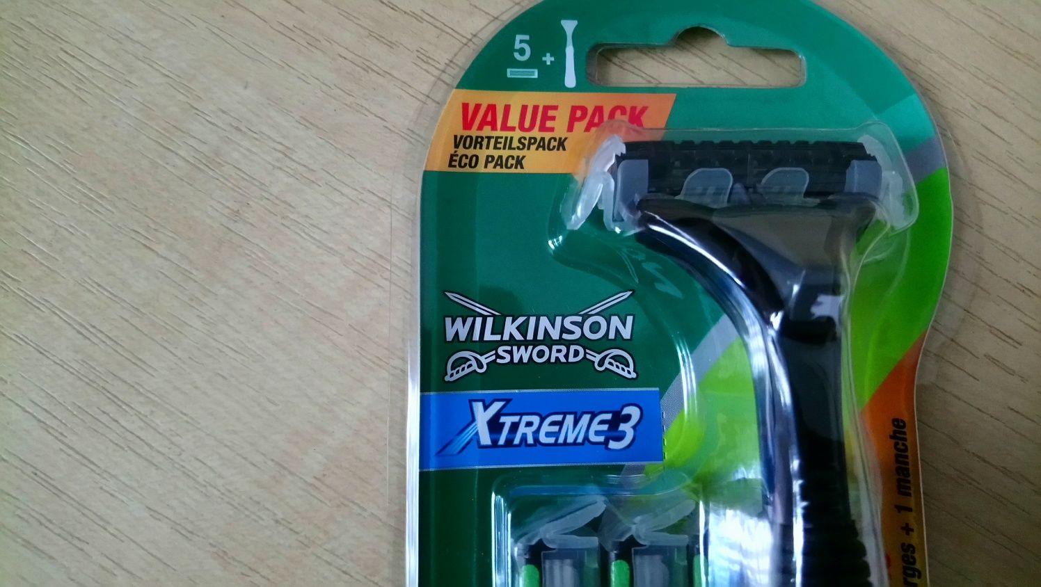 Wilkinson Sword Xtreme 3 Hybrid Бритва Змінні картриджі 5.