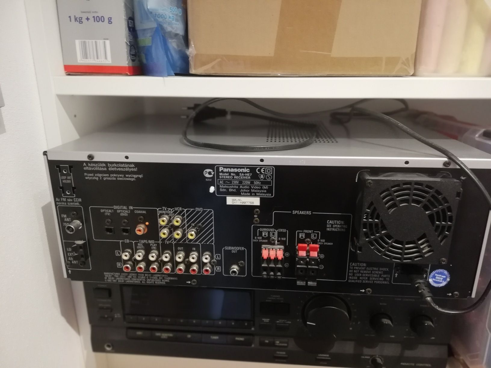 Wzmacniacz amplituner panasonic