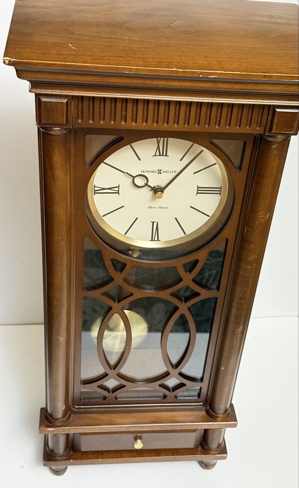Stary zegar kwarcowy Lorna Mantel Clock Howard Miller