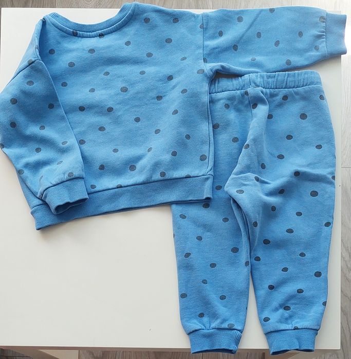 Komplet dresowy bluza spodnie niebieski Cool Club rozmiar  92 cm
