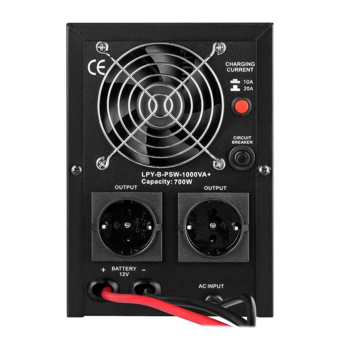 ДБЖ LogicPower LPY-PSW-1000VA+ (700Вт) 10A/20A 12в