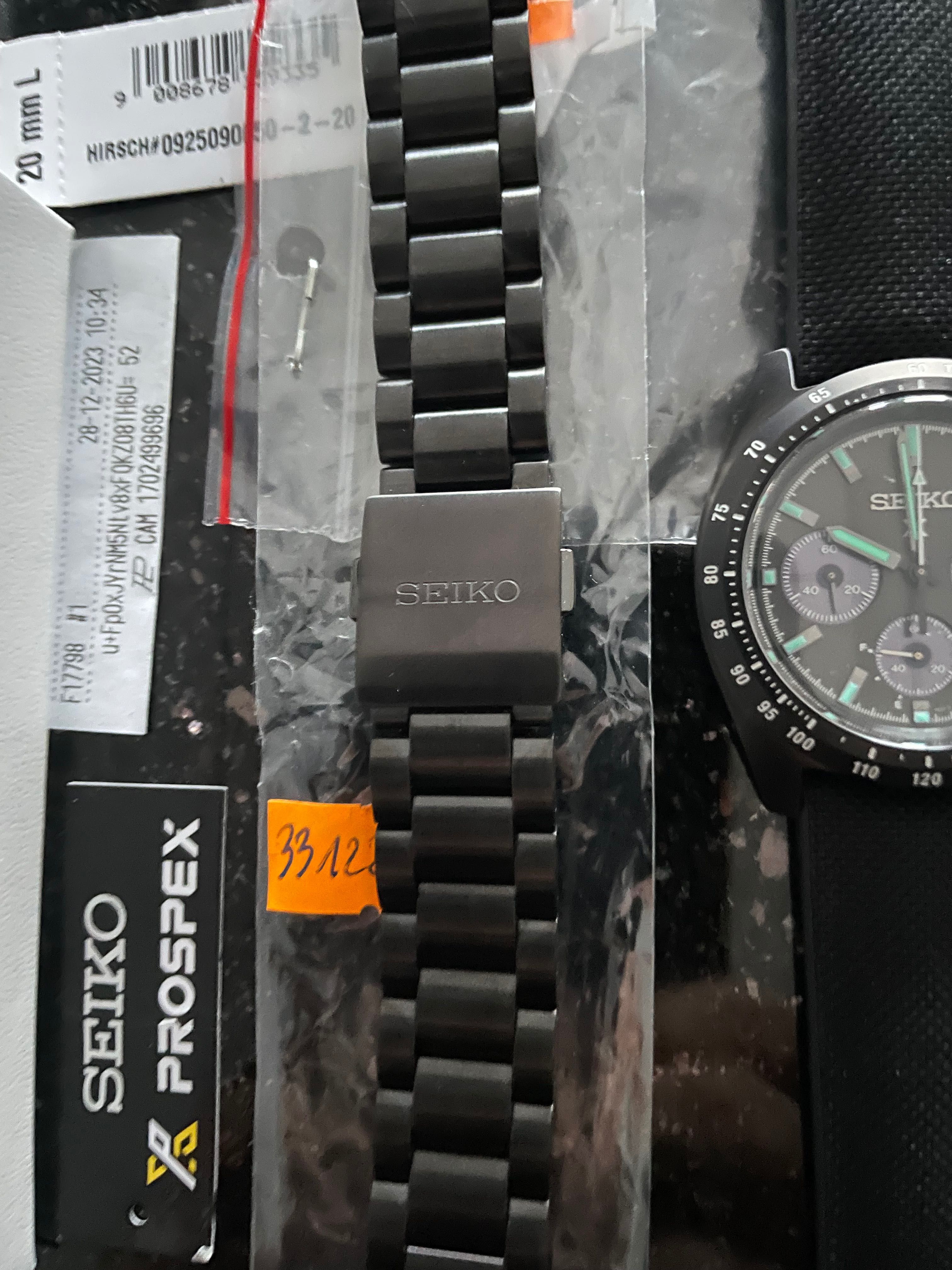 Bransoleta -73 % PVD Black 20 mm. SEIKO PROSPEX NOWA.