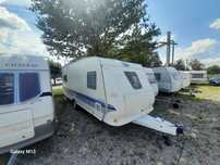 Przyczepa Hobby 560 z 2004 ,przedsionek Izabela ,stan super