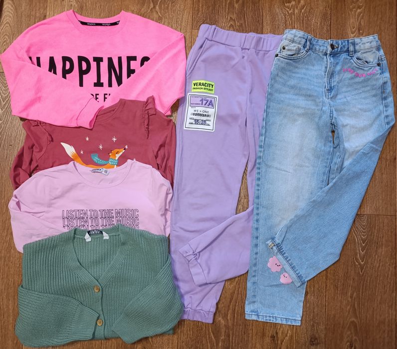 Пакет речей для дівчинки 128-134 р