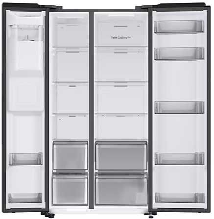 Lodówka Samsung RS68A8820B1, Side by Side, SpaceMax, 634l