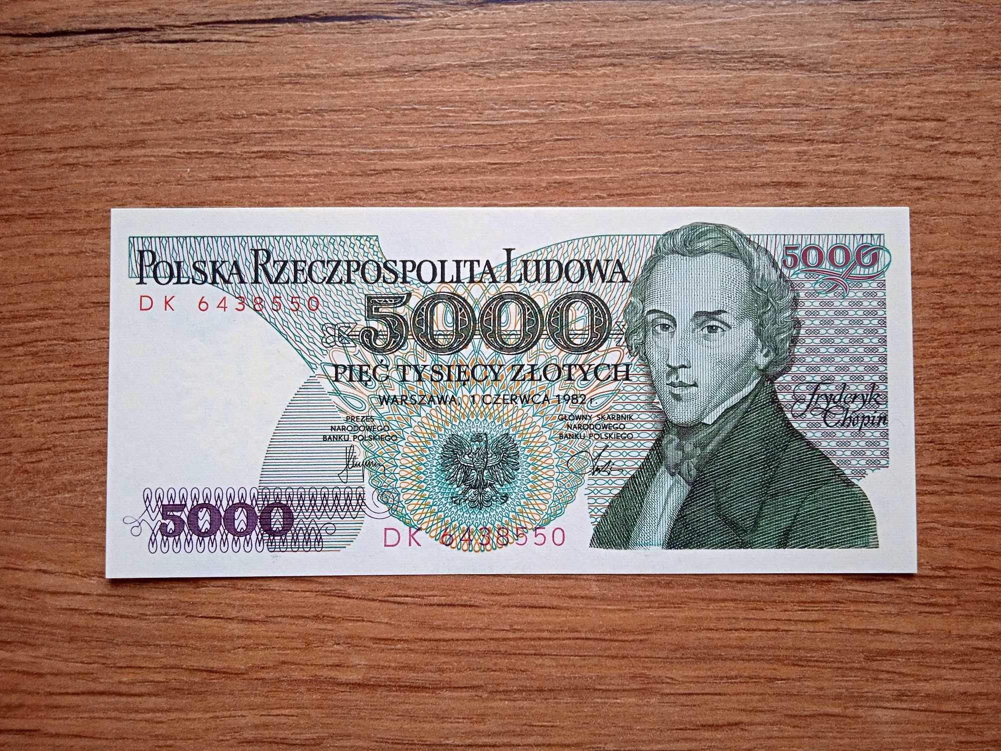 5000 zł 1982   DK   st.1 UNC