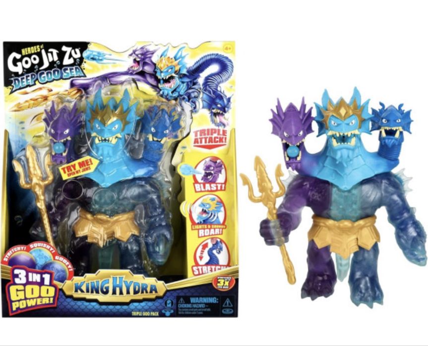 Гуджитсу Король Гидра Heroes of Goo Jit Zu Deep Goo Sea King Hydra