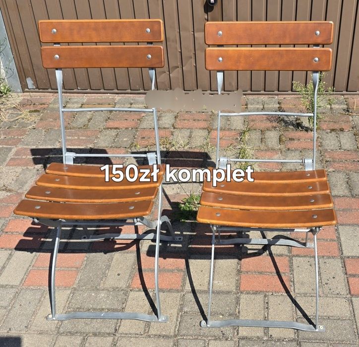 Stół ogrodowy i krzesła