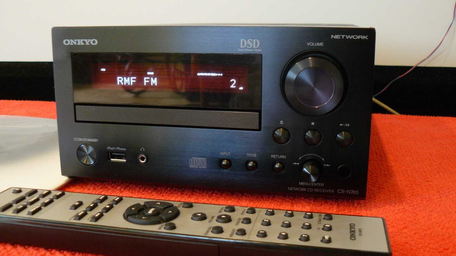 ONKYO CR-N765 Amplituner Stereo CD NET DLNA USB Hi-Res DSD FLAC