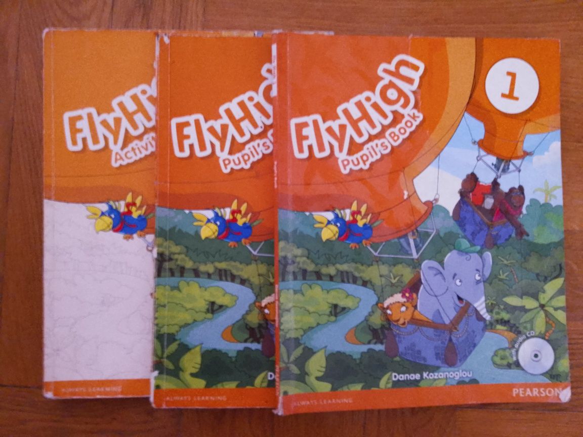 Fly High 1, Оригинал Pupil's book + Activity Book + CDs +