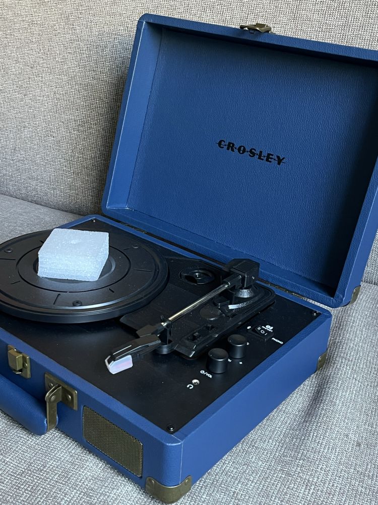 Вініловий програвач Crosley Cruiser Deluxe Plus Navy