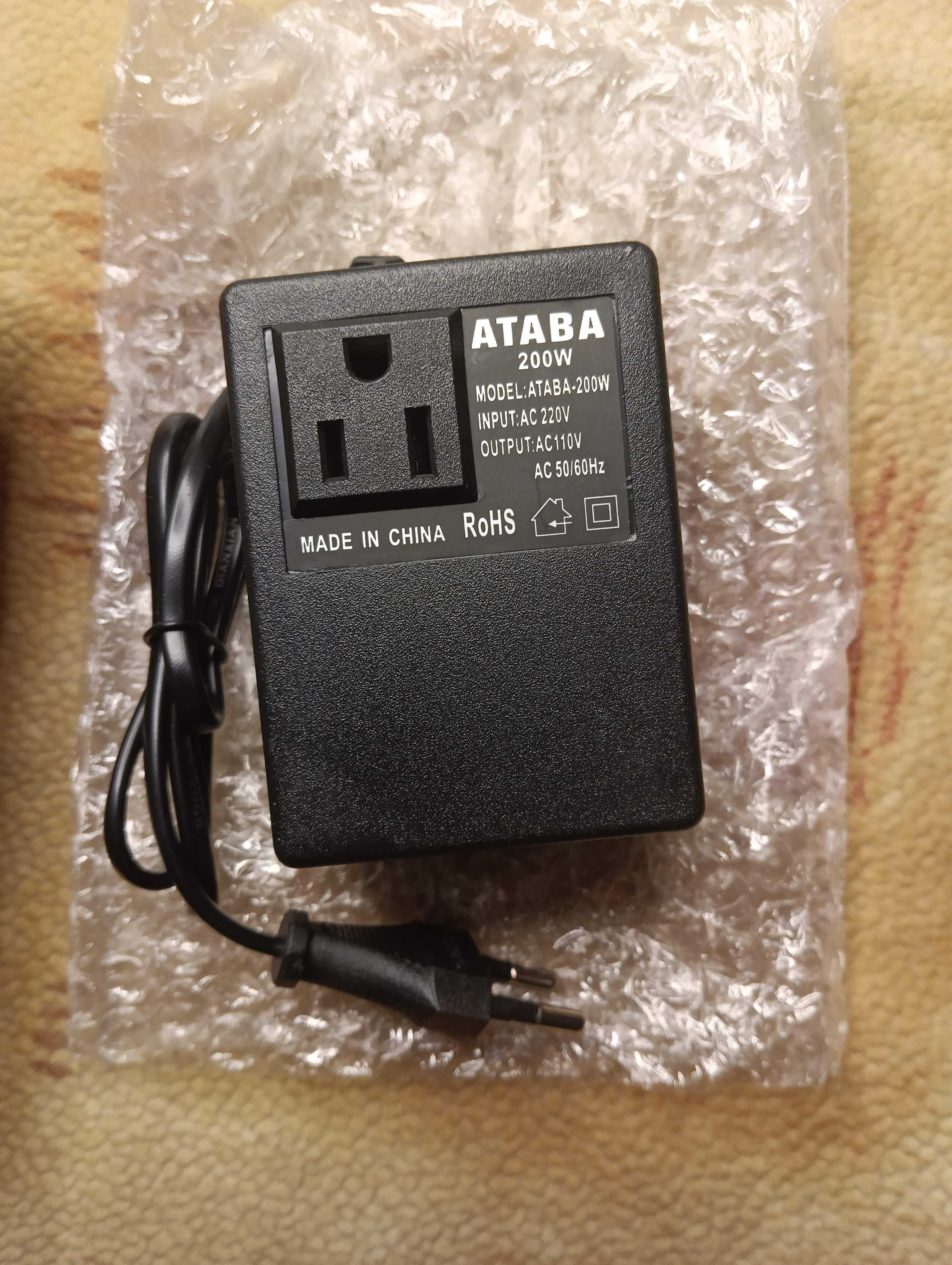Конвертер напряжения понижающий блок питания 220V в 110V 200W