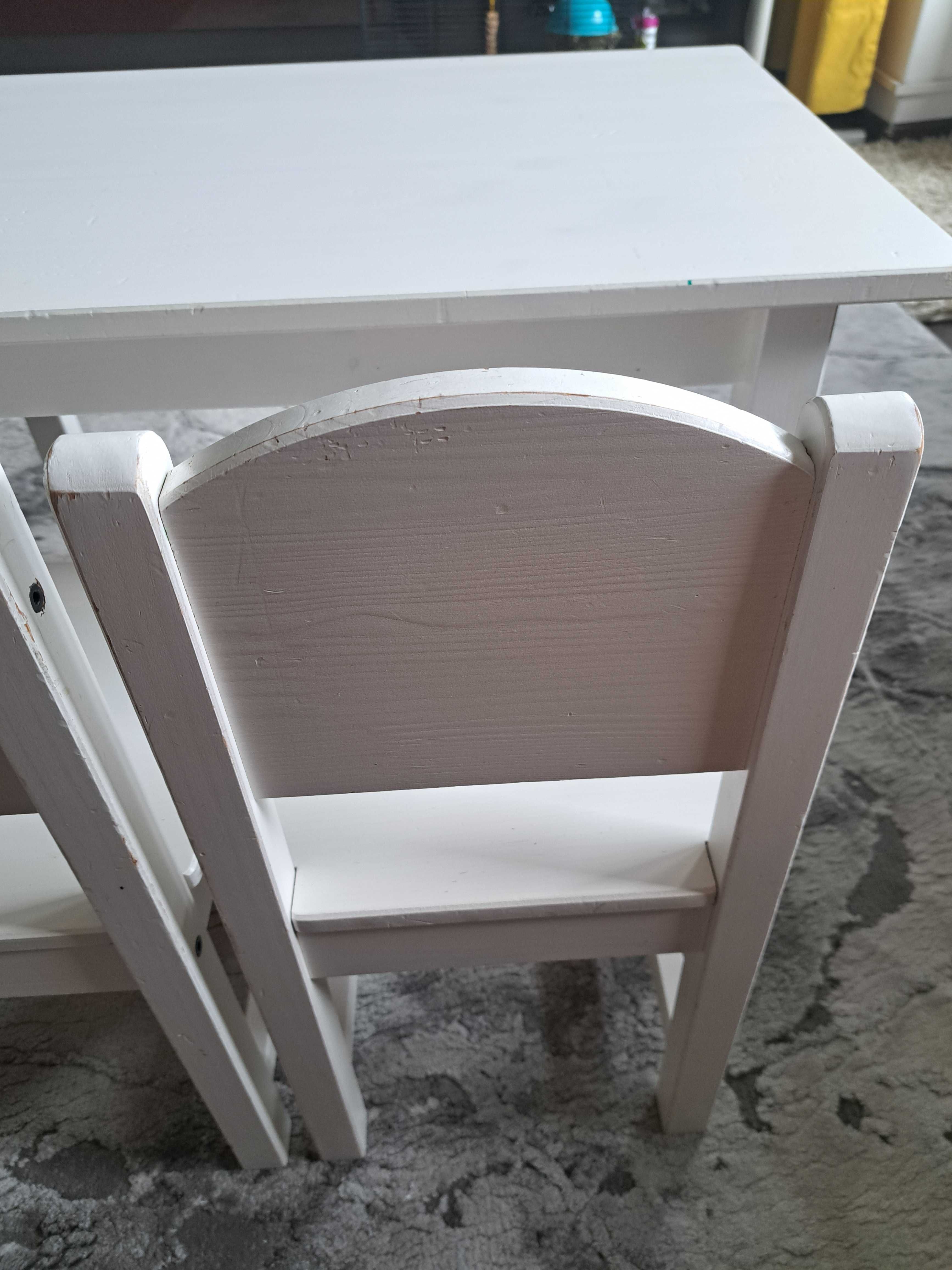 Stolik dziecięcy z krzesłami Ikea Sundvik 76x50