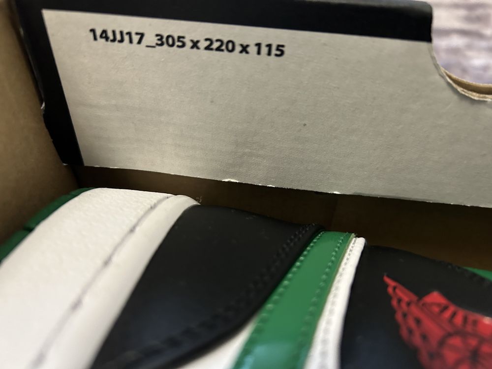 Jordan 1 green, mid,nike, OG, retro, 42, 8,5us, 26,5/27cm