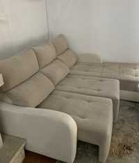 Sofa com 3 lugares c chaise long