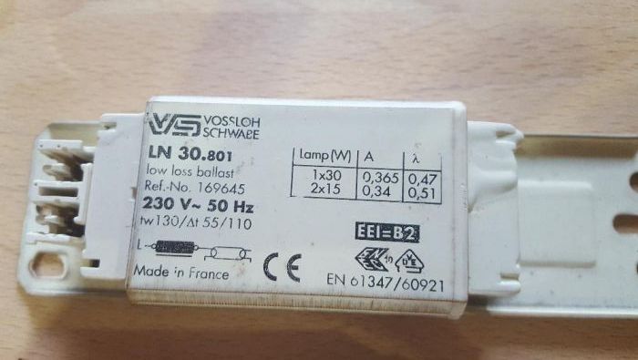 Material eléctrico - Balastros/Transformadores