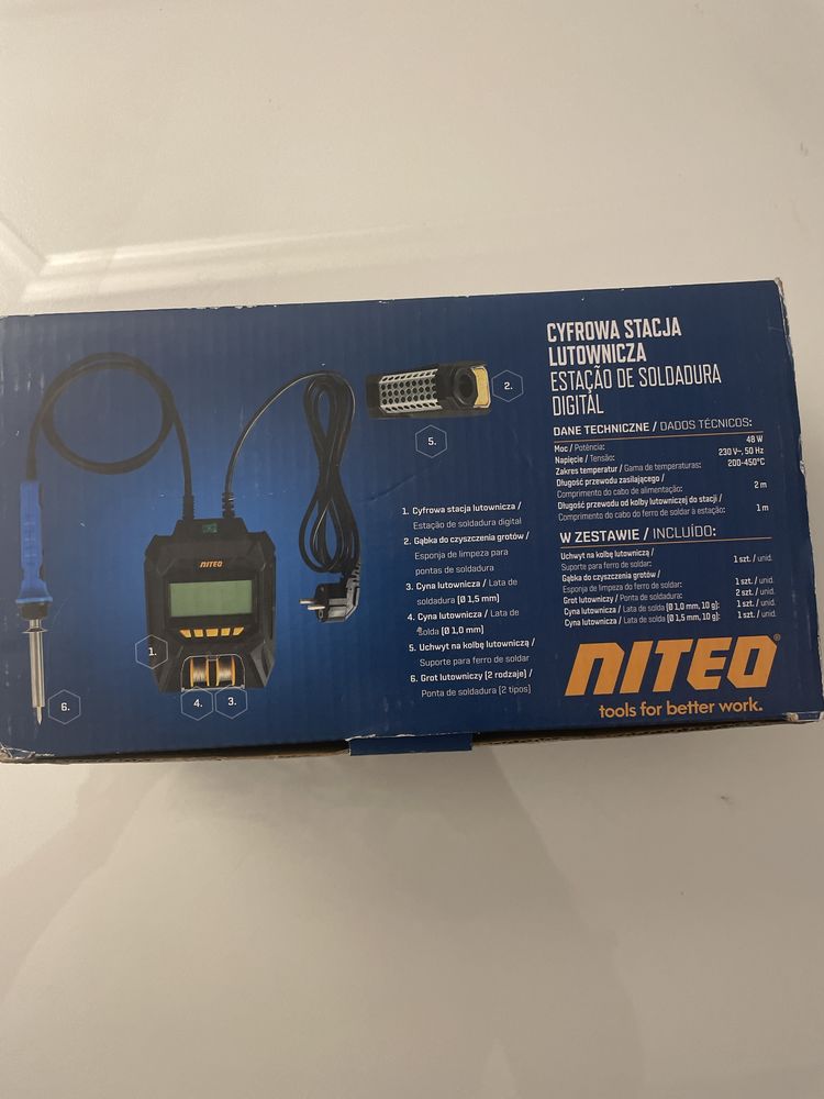 Cyfrowa Stacja Lutownicza NITEO 48W