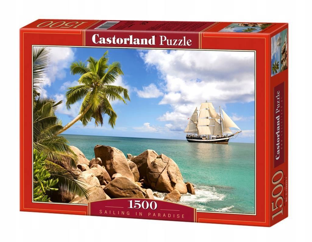 Puzzle 1500 Skalne Wybrzeże Castor, Castorland