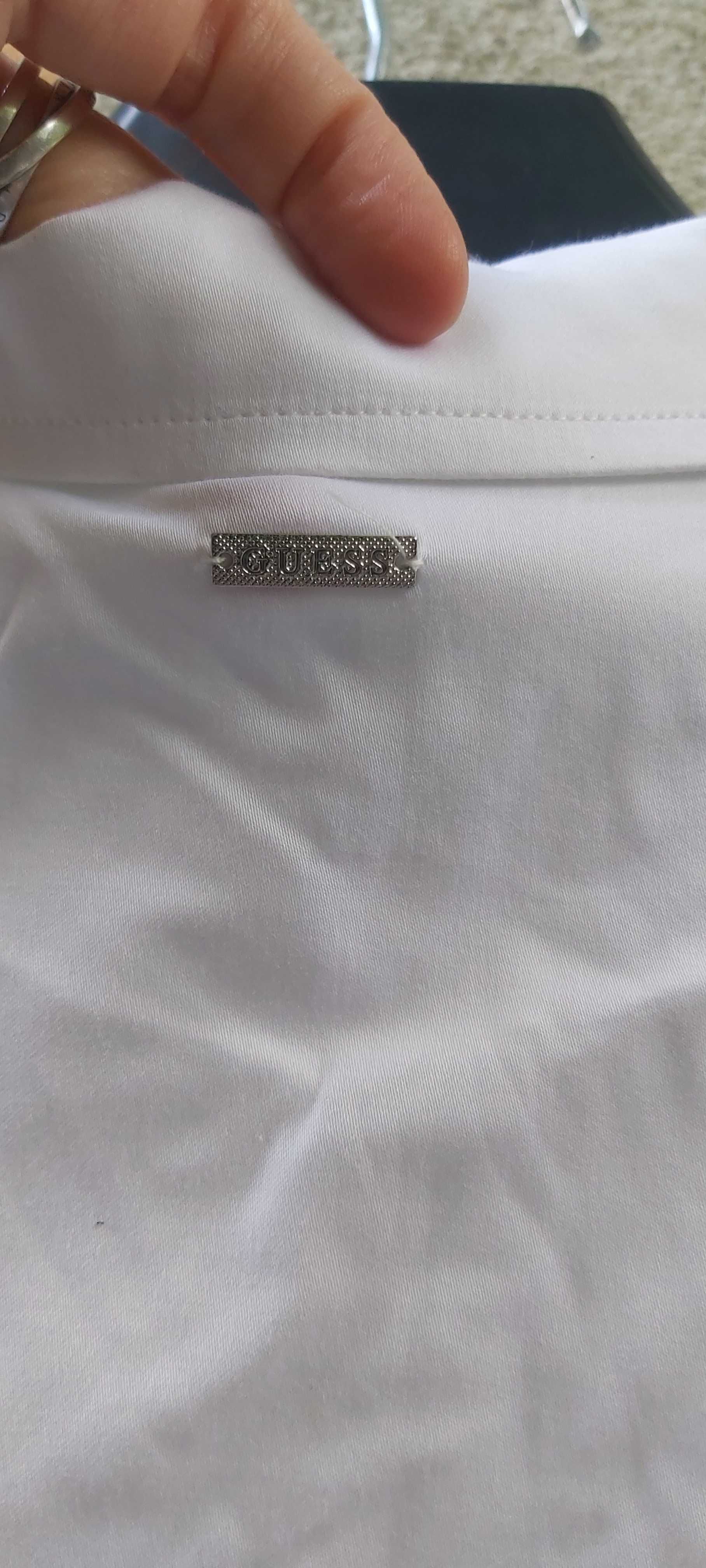 NOWA klasyczna biała koszula GUESS eu m 38 a080