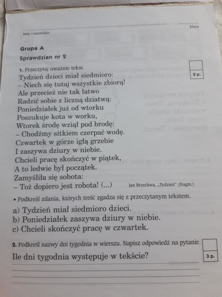 Język polski 2 ćwiczenia nowe
