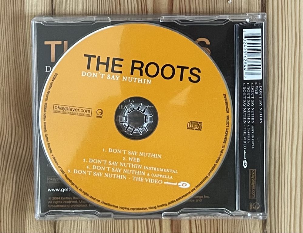 The Roots - Don’t say nuthin Single CD