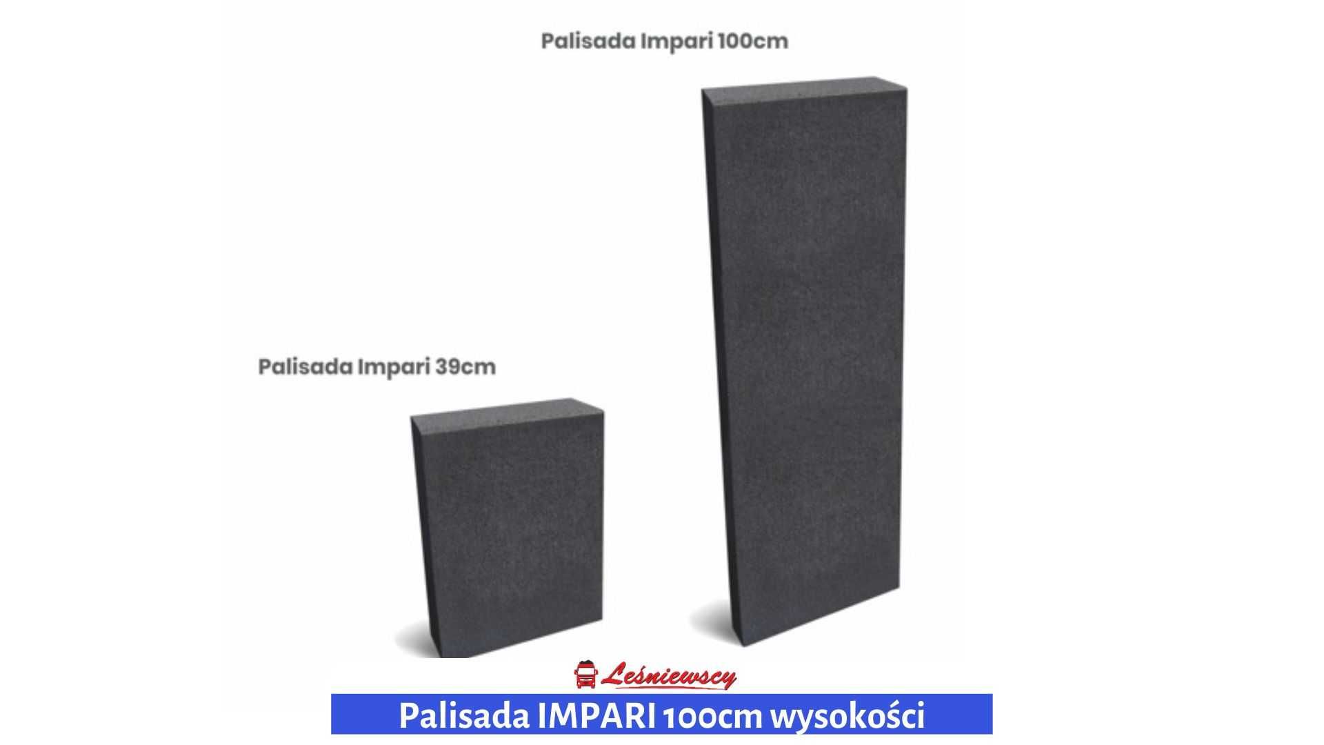 Palisada betonowa krawężnik 100cm na taras, schody - KURIER